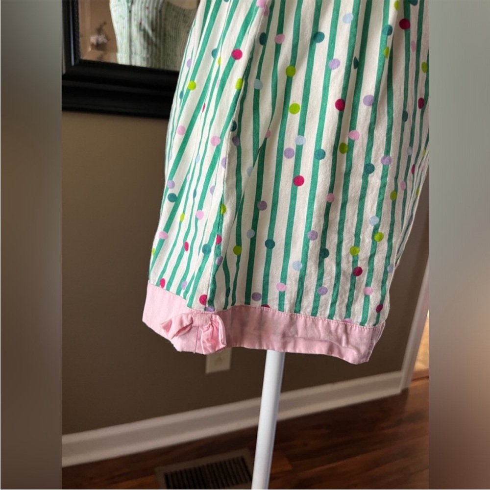 Vintage Striped Dress with Pink Accents - Picture 5 of 7